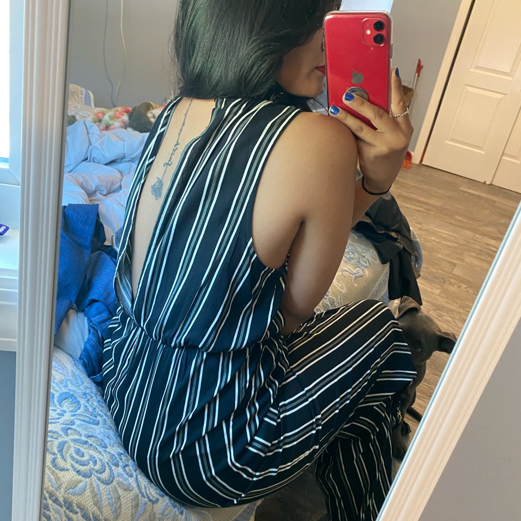 Opened Back Romper